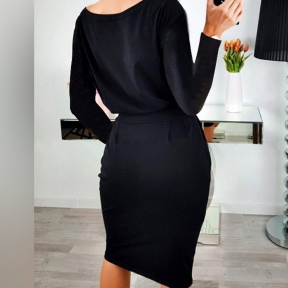 1 Box: Elegant Black Dress with 5 mid priced dresses and top n accessories